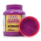 Tinta PVA Fosca para Artesanato 250ml - Acrilex Tinta PVA Fosca para Artesanato 250ml - Acrilex