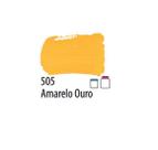 Tinta PVA Fosca Para Artesanato 500ml - Acrilex 505 - Amarelo Ouro