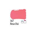 Tinta PVA Fosca Para Artesanato 500ml - Acrilex 567 - Rosa Chá