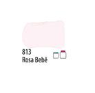 Tinta PVA Fosca Para Artesanato 500ml - Acrilex 813 - Rosa Bebê