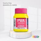 Tinta pva fosca para artesanato com 37ml cor amarelo limao Tinta pva fosca para artesanato com 37ml cor amarelo limao
