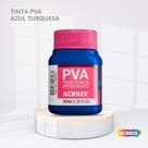 Tinta pva fosca para artesanato com 37ml cor azul turquesa Tinta pva fosca para artesanato com 37ml cor azul turquesa