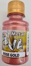Tinta PVA Metal True Colors Cor-7960 Rose Gold 100 ml - Efeito Metálico