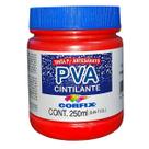 Tinta Pva para Artesanato Corfix Cintilante 250ml - 16221