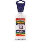 Tinta Relevo Dimensional Brilhante Branco 35ML - Pacote com 06