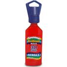 Tinta Relevo Dimensional Brilhante Vermelho Fogo 35ML PCT com 06