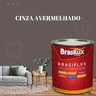 Tinta Semi Brilho Cinza Azulado 800ml Brasiplus Acrílica Lavável.