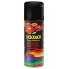 Tinta spray 360ml preto brilhante lukscolor 3204