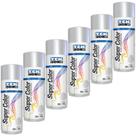 Tinta Spray Alta Temperatura 600 graus Alumínio Tek Bond Caixa 6 Unidades