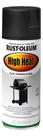 Tinta Spray Alta Temperatura Rust Oleum 340g Preto Fosco