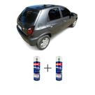 Tinta Spray Automotiva Cinza Orium Met - WA/762U GM 300ml + Spray Verniz 300ml