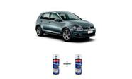 Tinta Spray Automotiva Cinza Spectrus VW 300ml + Spray Verniz 300ml