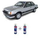 Tinta Spray Automotiva Prata Lunar GM 300ml + Spray Verniz 300ml