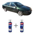 Tinta Spray Automotiva Verde Emerald Fiat 300ml + Spray Verniz 300ml