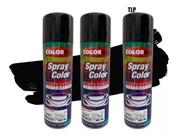 Tinta Spray Automotivo Preto Alta Temp Color Colorgin 3un