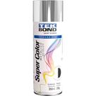 Tinta Spray Cromado Metálico 350 Ml Tekbond - Tinta Acrílica Para Uso Interno E Externo Em Ferro,