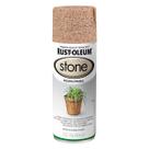Tinta Spray Efeito Pedra Stone Cor Bege Siena Rust Oleum