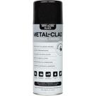 Tinta spray em aerossol METAL-CLAD Industrial Enamel Black 370mL