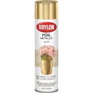 Tinta spray: folha de krylon de alto brilho, ouro metálico, 226g