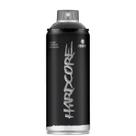 Tinta Spray Hardcore Preto Brilhoso 400ml MTN Tinta Spray Hardcore Preto Brilhoso 400ml MTN