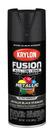 Tinta spray Krylon Fusion All-In-One 340ml preta inoxidável