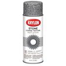 Tinta spray Krylon K18201, textura de pedra grossa, granito preto