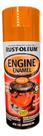 Tinta Spray Laranja Ford Brilhante Para Motor 340g