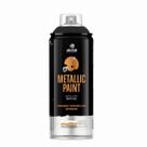 Tinta Spray Metálica Preto 400ml PRO MTN