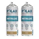 Tinta spray Polar Metallic Gold 2 x 400 ml Multiuso