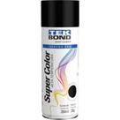 Tinta Spray Preto Fosco Alta Temperatura, 350 ml, Tekbond Preto Tinta Spray Preto Fosco Alta Temperatura, 350 ml, Tekbond Preto