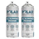 Tinta spray primária Polar All Surface Matte White 400mL x2
