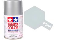 Tinta spray PS-48 alumínio anodizado prata semi-brilhante - Tamiya 86048