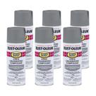 Tinta spray Rust-Oleum interrompe a ferrugem, galvanização a frio, cinza 473 ml
