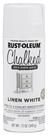 Tinta spray Rust-Oleum Linen branca com giz tudo-em-um 355 ml Tinta spray Rust-Oleum Linen branca com giz tudo-em-um 355 ml