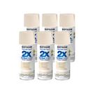 Tinta spray Rust-Oleum Painter's Touch 2X Satin Ivory 340 ml, 6 unidades