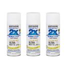 Tinta spray Rust-Oleum Painter's Touch 2X Ultra Matte White 360ml, pacote com 3
