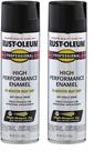 Tinta spray Rust-Oleum Professional Flat Black 443 ml (pacote com 2)