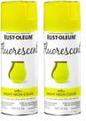 Tinta spray Rust-Oleum Specialty Fluorescente Amarelo 325 mL (x2)