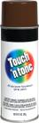 Tinta spray Rust-Oleum Touch N Tone 283g de couro brilhante marrom