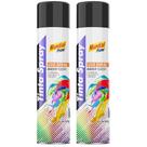 Tinta Spray Semi Brilho Preto 400 ml 02 Uni Mundial Prime