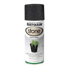 Tinta Spray Stone Pedra Preto Rust-Oleum