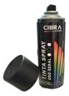 Tinta Spray Uso Geral Preto Fosco 400ml Cibra