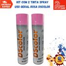 Tinta Spray Uso Geral Rosa DSColor - Kit com 2 unidades Tinta Spray Uso Geral Rosa DSColor - Kit com 2 unidades