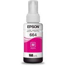Tinta T664 Magenta para L110, L120, L200, L210, L220, L355, L365, L455, L555, L565, L375, L575, L1300, L395, L495 e L396
