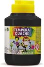 Tinta Tempera Guache Preto 250ml - Acrilex