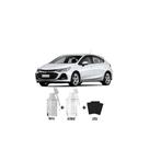Tinta Tira Risco Automotivo Branco Abalone GM + Verniz 15ml