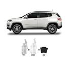 Tinta Tira Risco Automotivo Branco Ambiente Lisa - 296A Jeep + Verniz 15ml Tinta Tira Risco Automotivo Branco Ambiente Lisa - 296A Jeep + Verniz 15ml