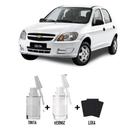Tinta Tira Risco Automotivo Branco Mahler GM + Verniz 15ml