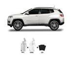 Tinta Tira Risco Automotivo Branco Polar Jeep + Verniz 15ml