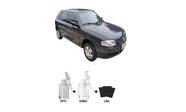 Tinta Tira Risco Automotivo Cinza Urano Lisa - LI7F/5K5K VW + Verniz 15ml